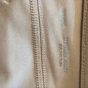 Mens Old Navy Active khaki hybrid pants with built in flex